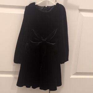 Bardot JuniorElegant Black Velvet Dress with Bow